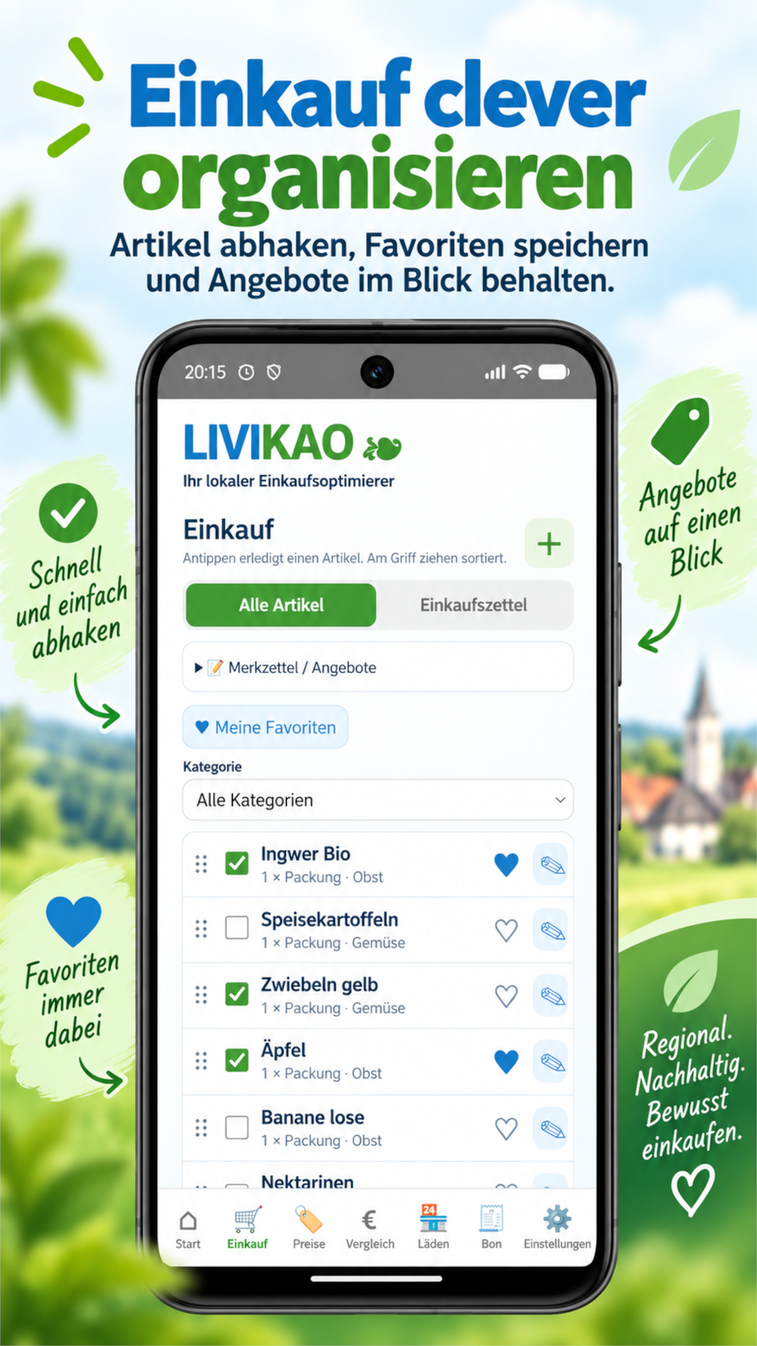 LIVIKOA wissen was der Einkauf kostet